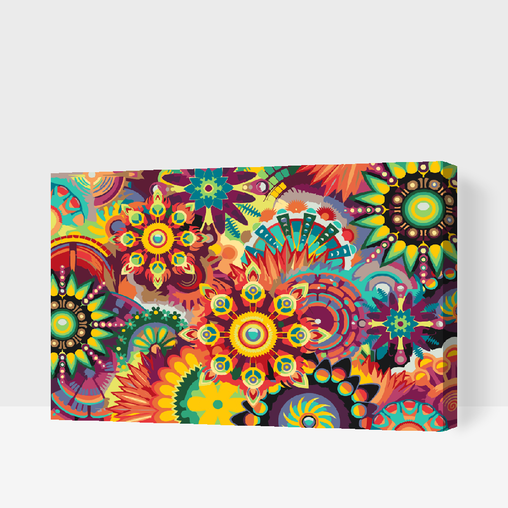 Malování podle čísel - Mandala6
